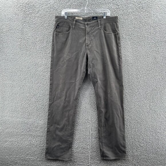 AG Adriana Goldschmeid Jeans The Graduate Tailored Leg Mens 36 X 32 Gray Stretch